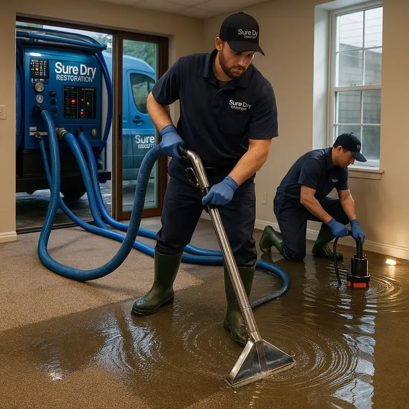 Water Extraction and Removal process in Hopwood, PA
